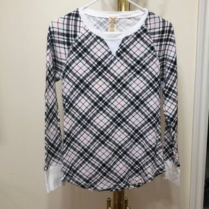 Faded Glory Long Sleeve Waffle Top